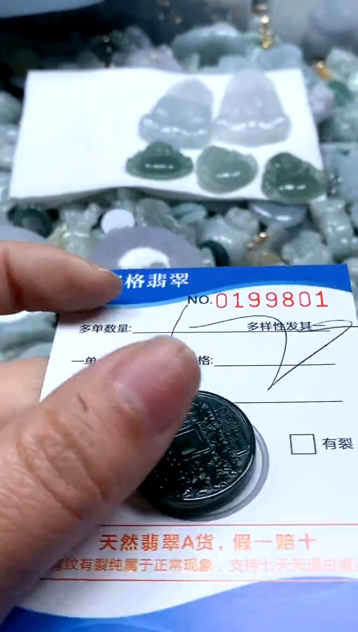 【闪购商品】翡翠颈饰未镶嵌闪购商品0199801