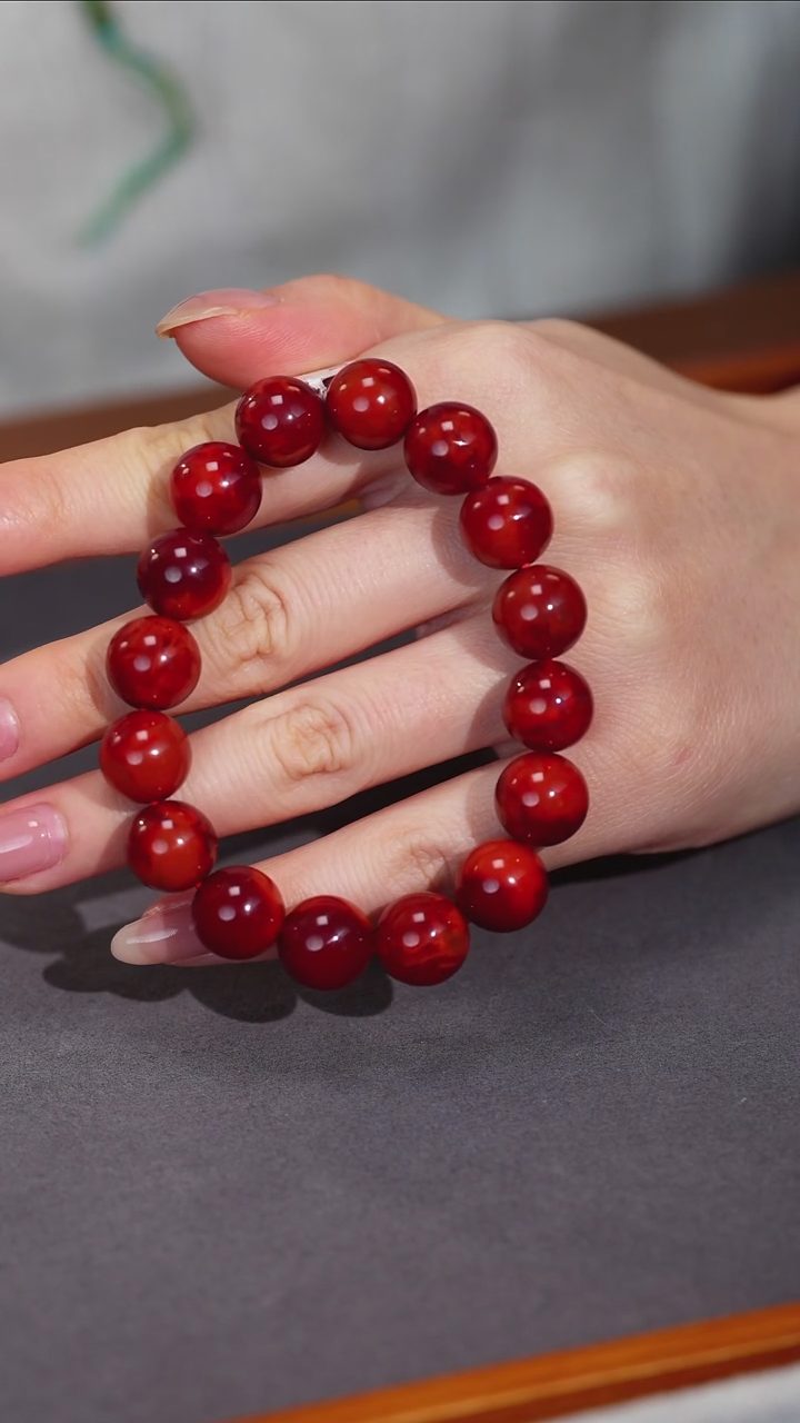 未镶嵌手串南红玛瑙原矿N72