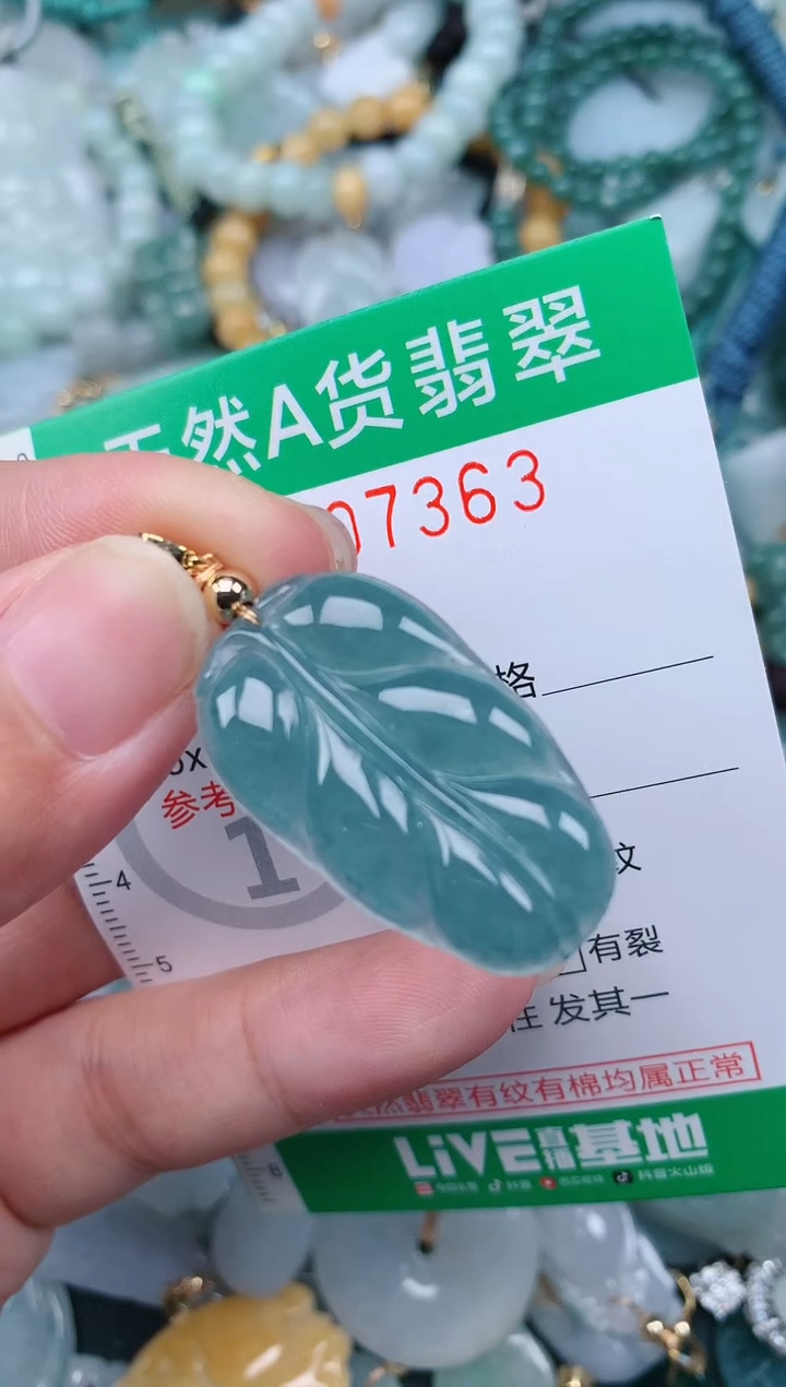 翡翠未镶嵌颈饰.0007363
