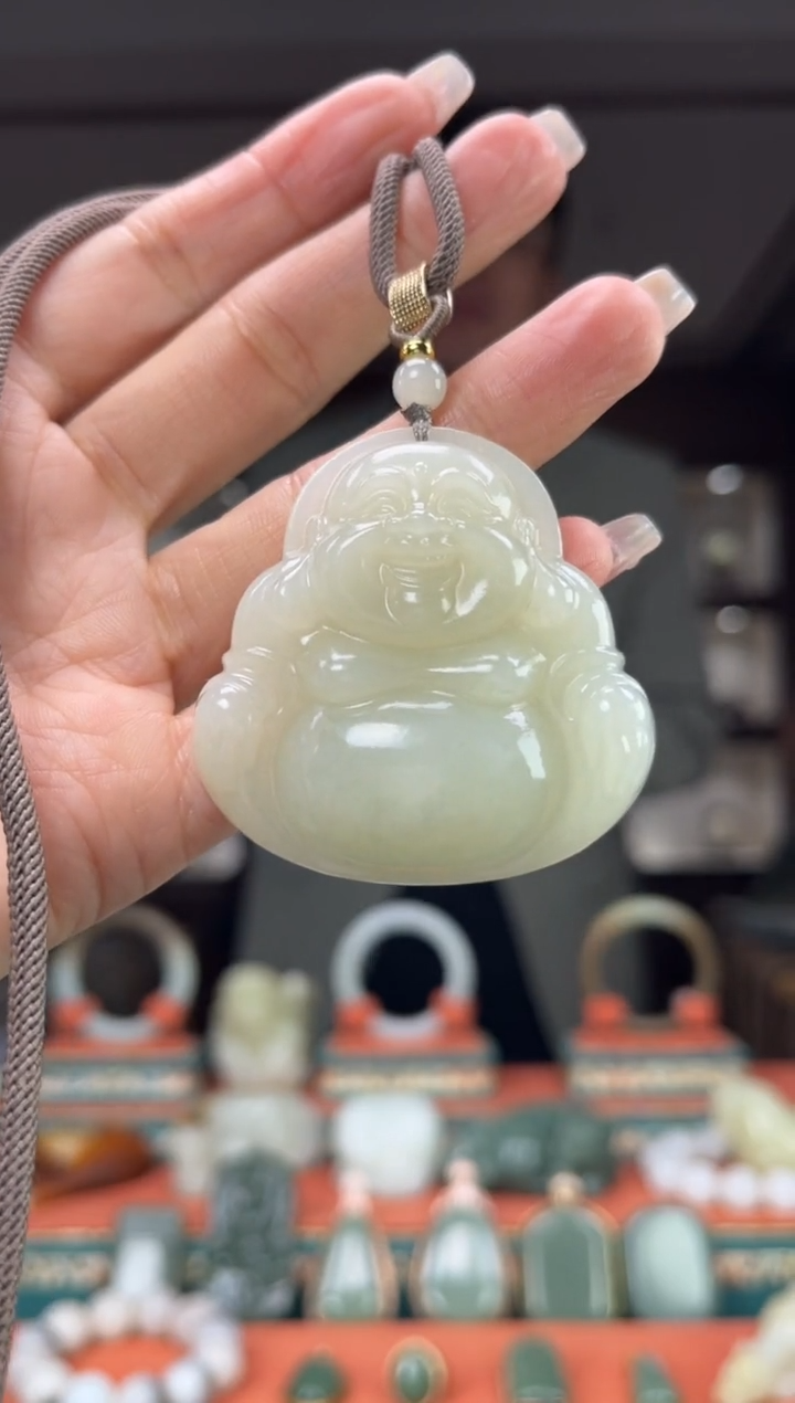 【闪购商品】和田玉颈饰未镶嵌佩佩50mm左右