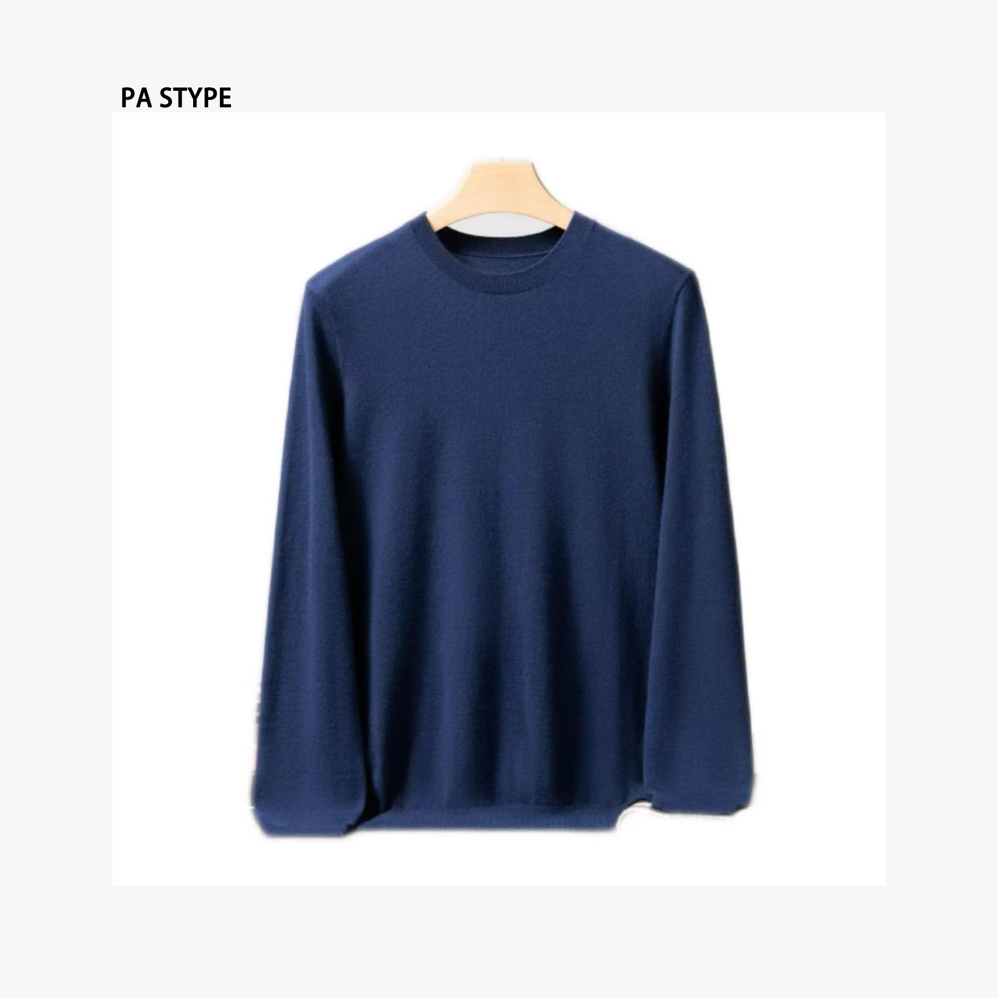 PA STYPE 1oo山羊绒阿尔巴斯超精纺男款套头针织衫 ZZ-90641