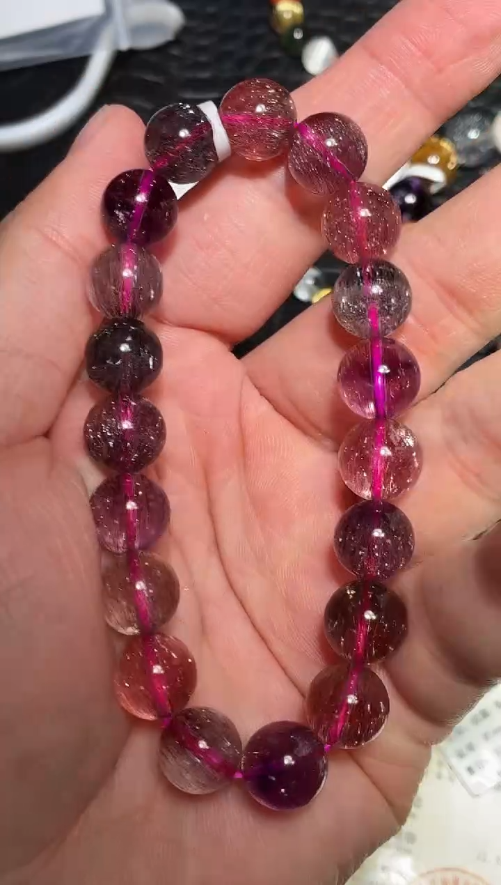 未镶嵌手链水晶丫*单圈超七A10