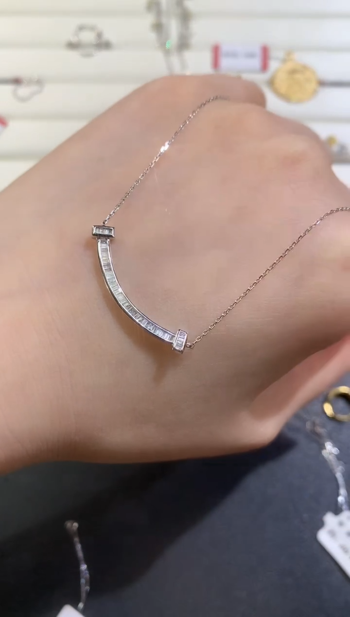 套链18K金镶嵌钻石A197|1580