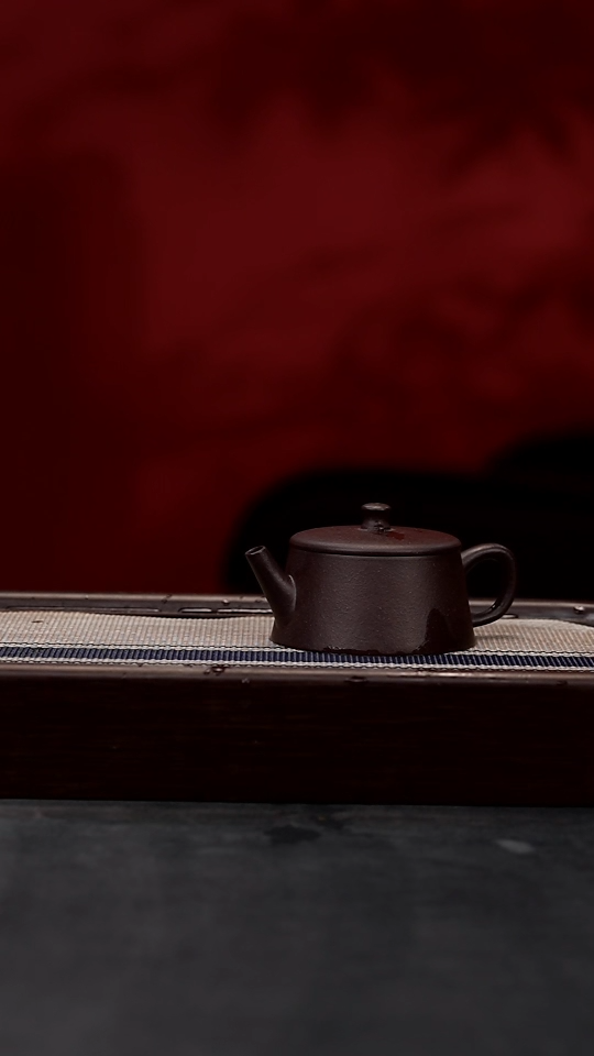 【闪购商品】紫砂茶壶老紫泥全手云柱（瑕疵）