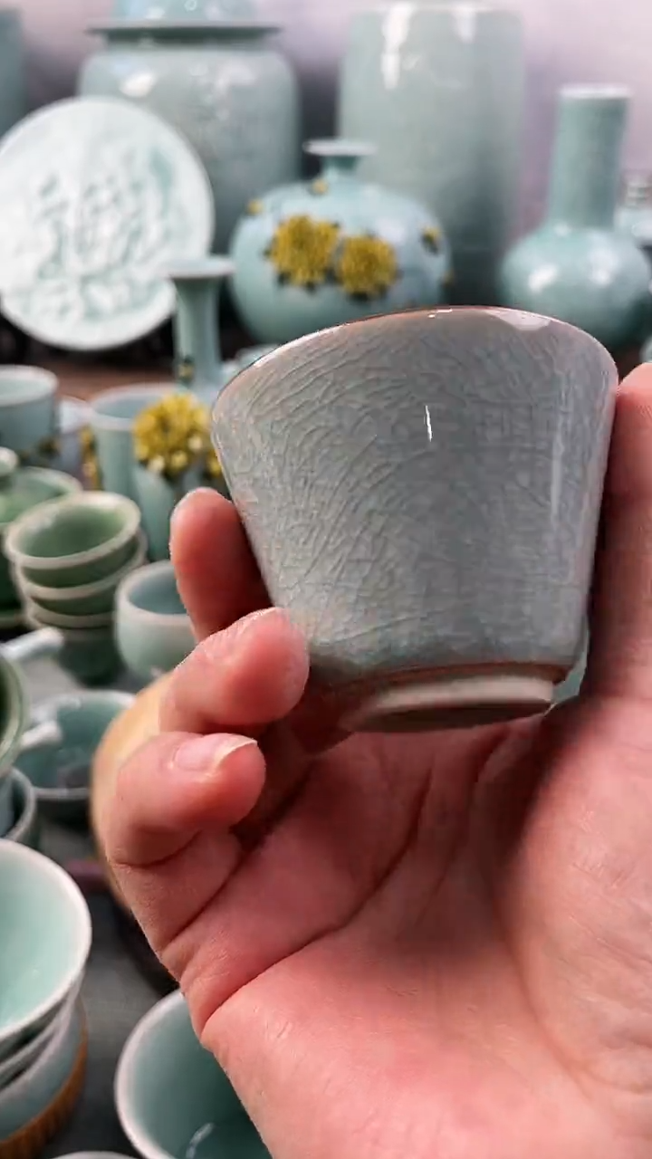 【闪购商品】特价 微瑕 慧仙青瓷