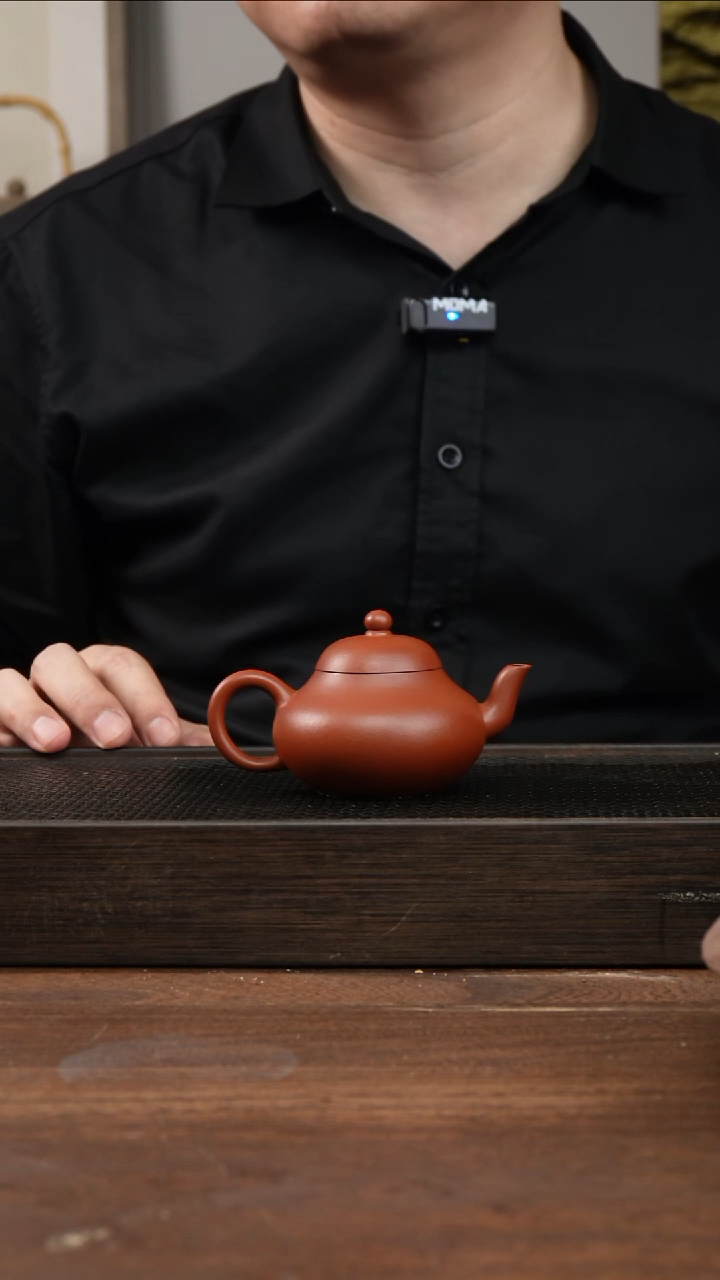茶杯紫砂朱泥梨形     130CC   