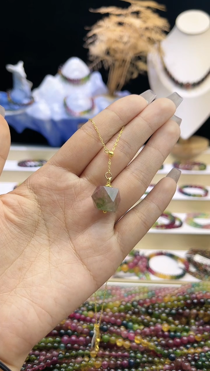 【闪购商品】碧玺/未镶嵌J碧玺吊坠多样性发货