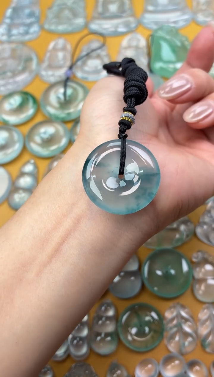 吊坠(不含链)未镶嵌翡翠3 平安扣 29.7 5.9