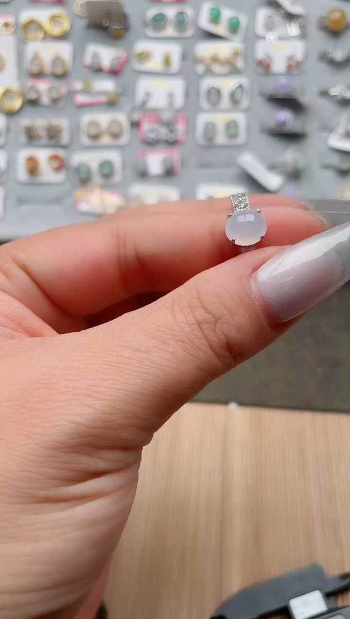 【闪购商品】翡翠戒指银S925镶嵌、