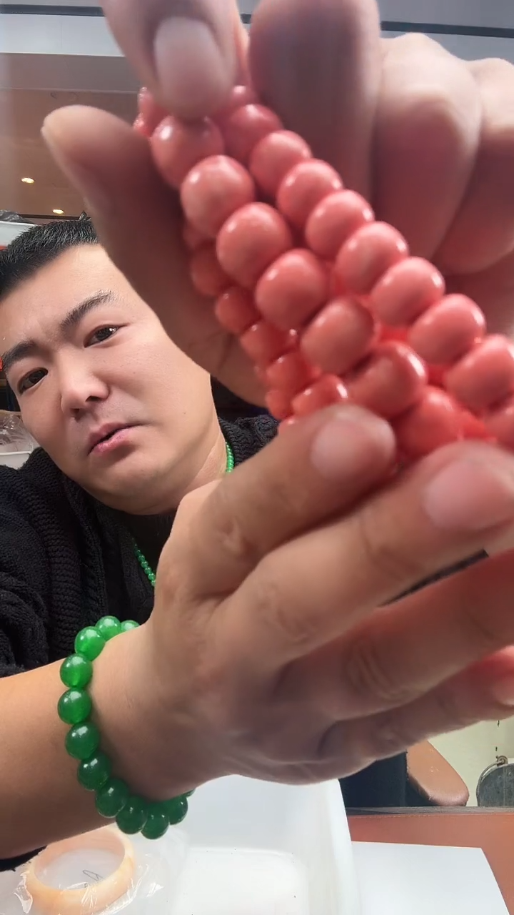 "7号杉 10  12  mm算盘珠手串"