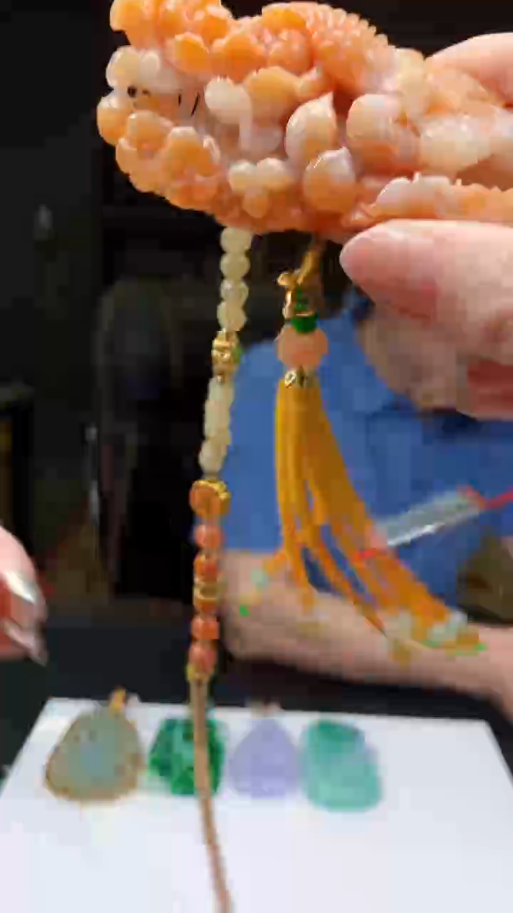 定制翡翠未镶嵌1015ry-毛货挂件42