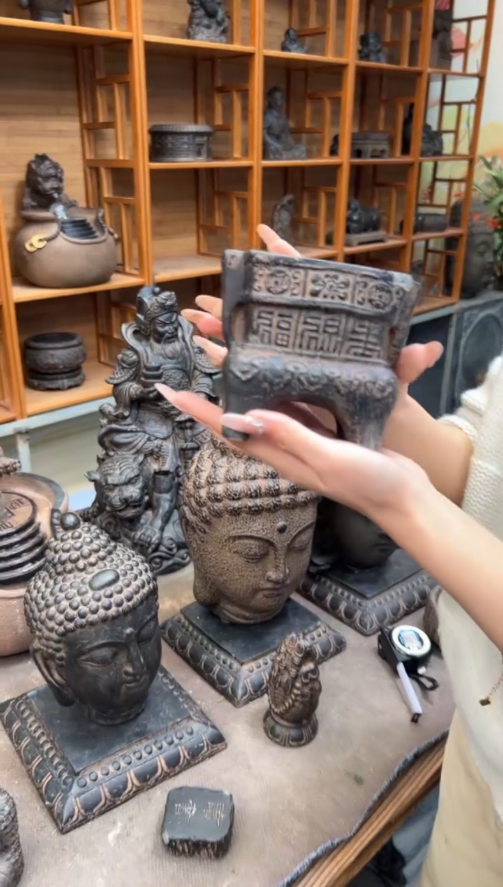 陶土【火山泥】香炉