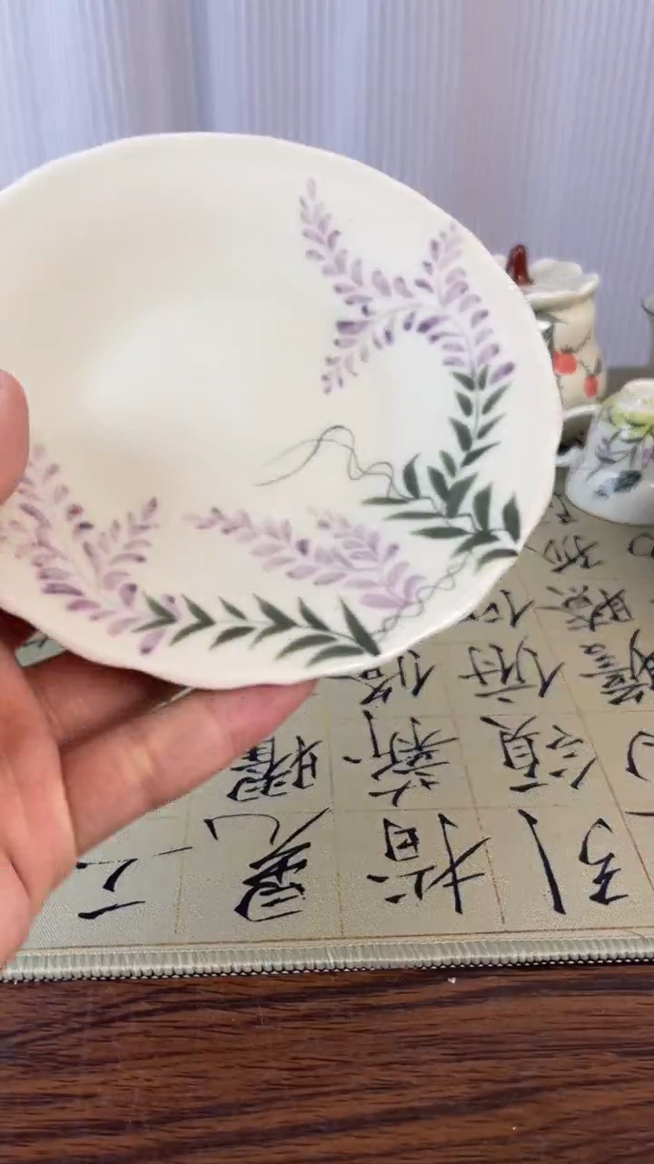 【闪购商品】瓷片大炮*手绘茶杯*超好看呀！！！