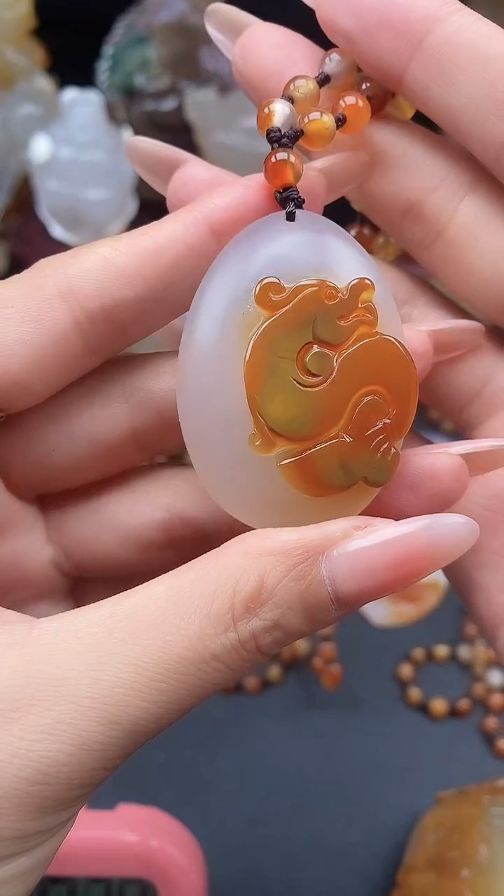 【闪购商品】玛瑙/玉髓颈饰未镶嵌dd