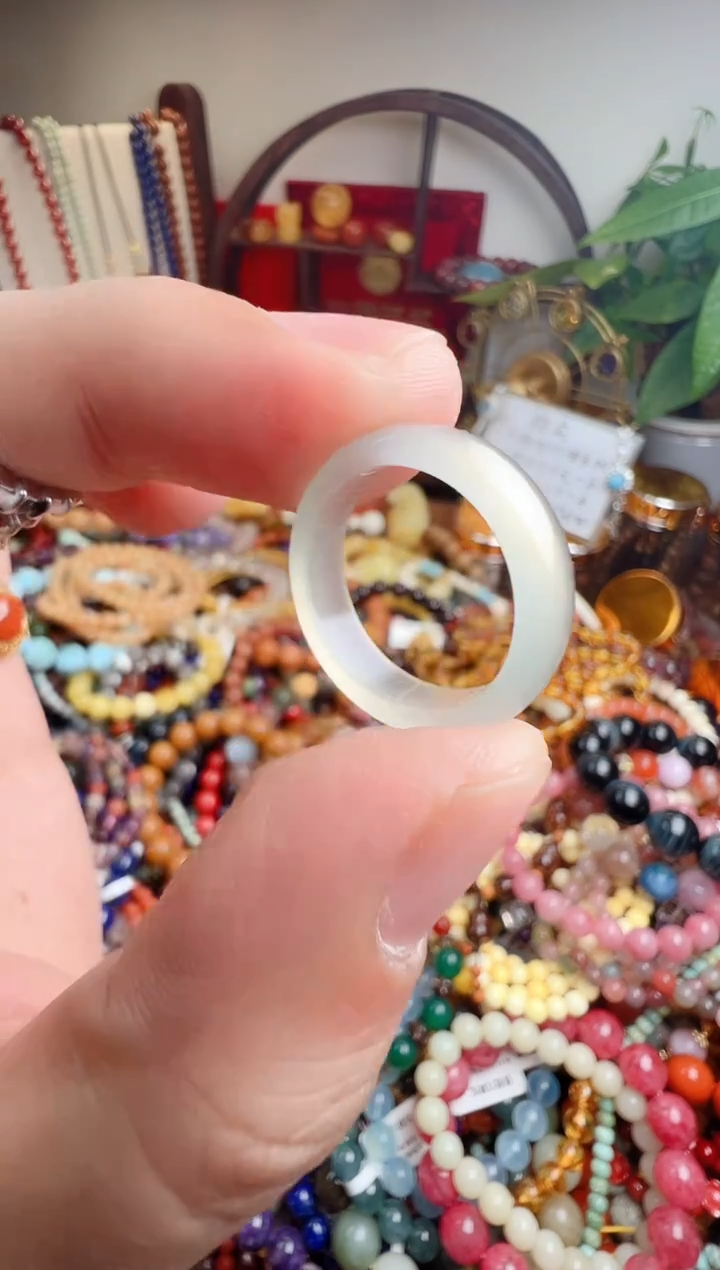 未镶嵌戒指玛瑙/玉髓秋*一物一件）000115