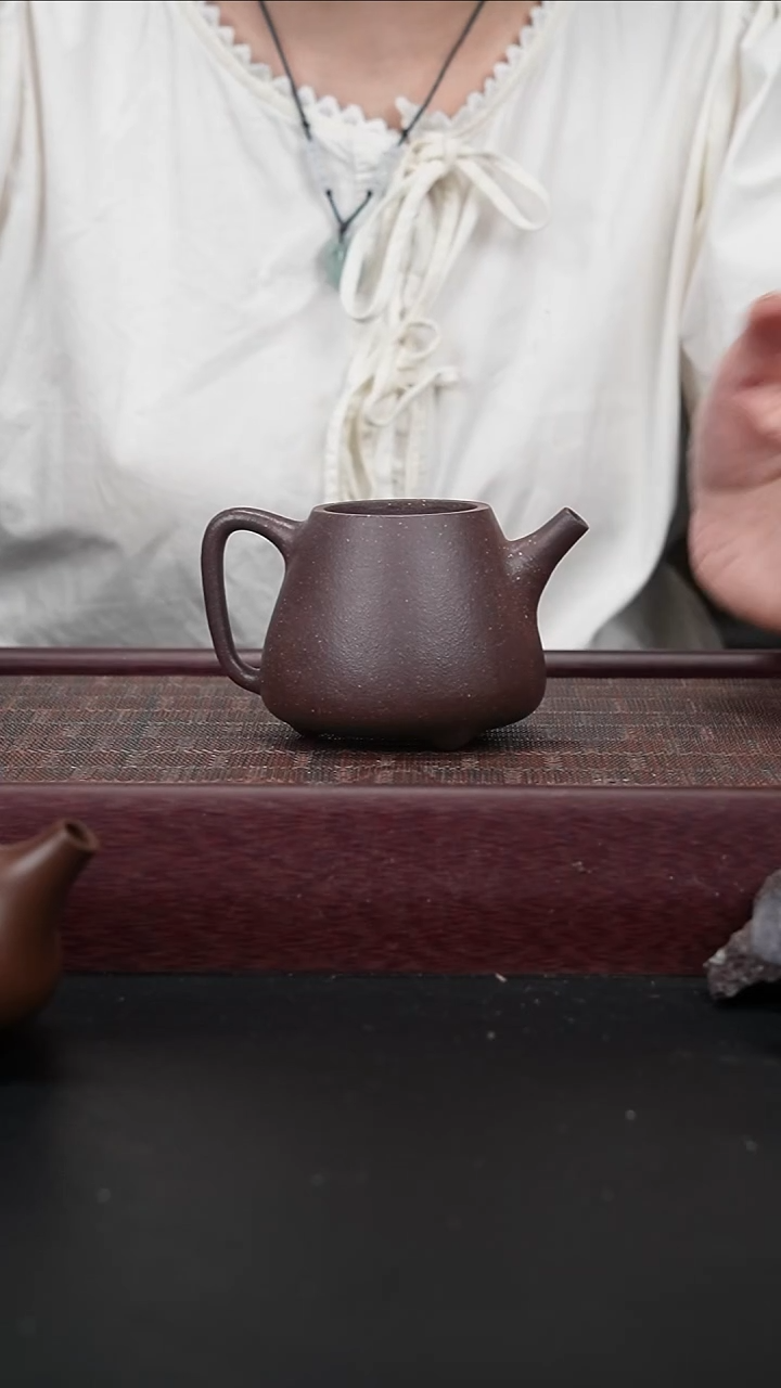 茶壶紫砂xj天青高瓢