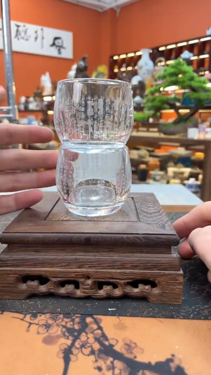 【闪购商品】@@@@@@@@@@@玻璃心经杯+百福杯