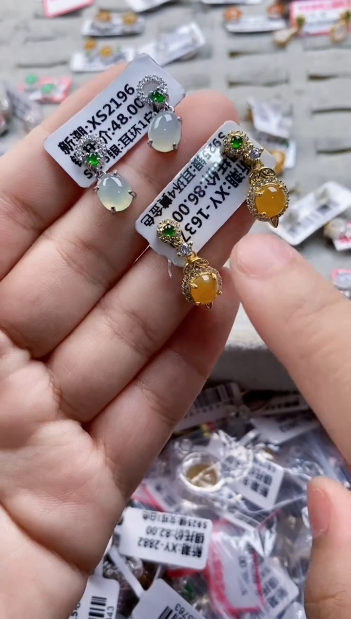 翡翠戒指银S925镶嵌120000   6