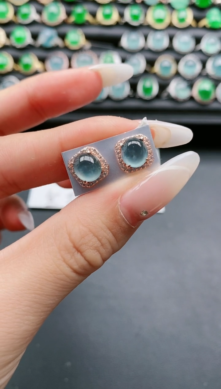 【闪购商品】翡翠戒指银S925镶嵌111111111