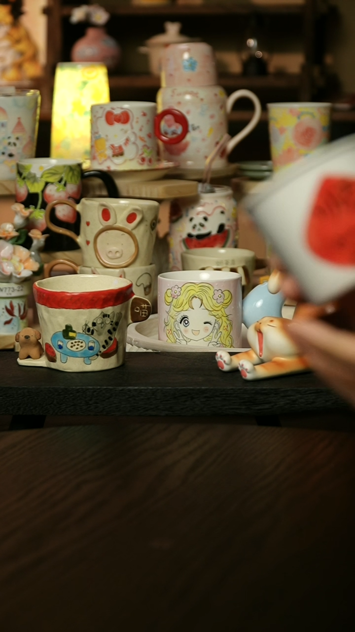 【闪购商品】杯子陶瓷景德镇高温釉下彩&A024