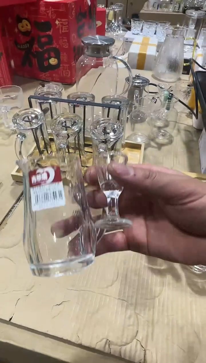 【闪购商品】玻璃无盖款直播专属6+610毫升杯子