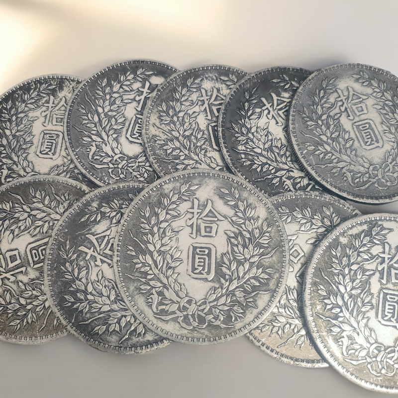 （十元）仿古大头龙洋人物复古工艺品摆件直播间所见所得