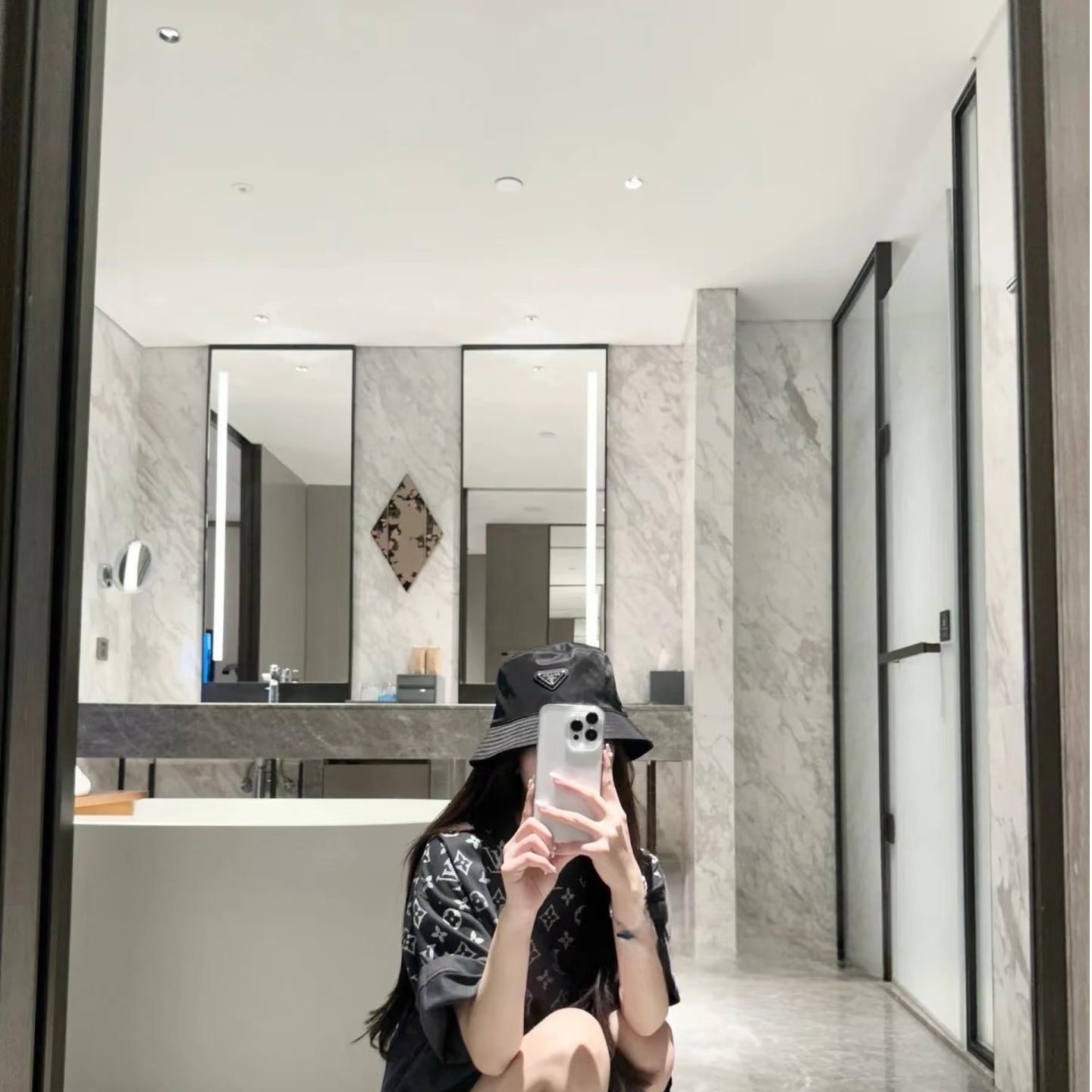 新款男女情侣亲子老花L正品v男女夏季T恤A1