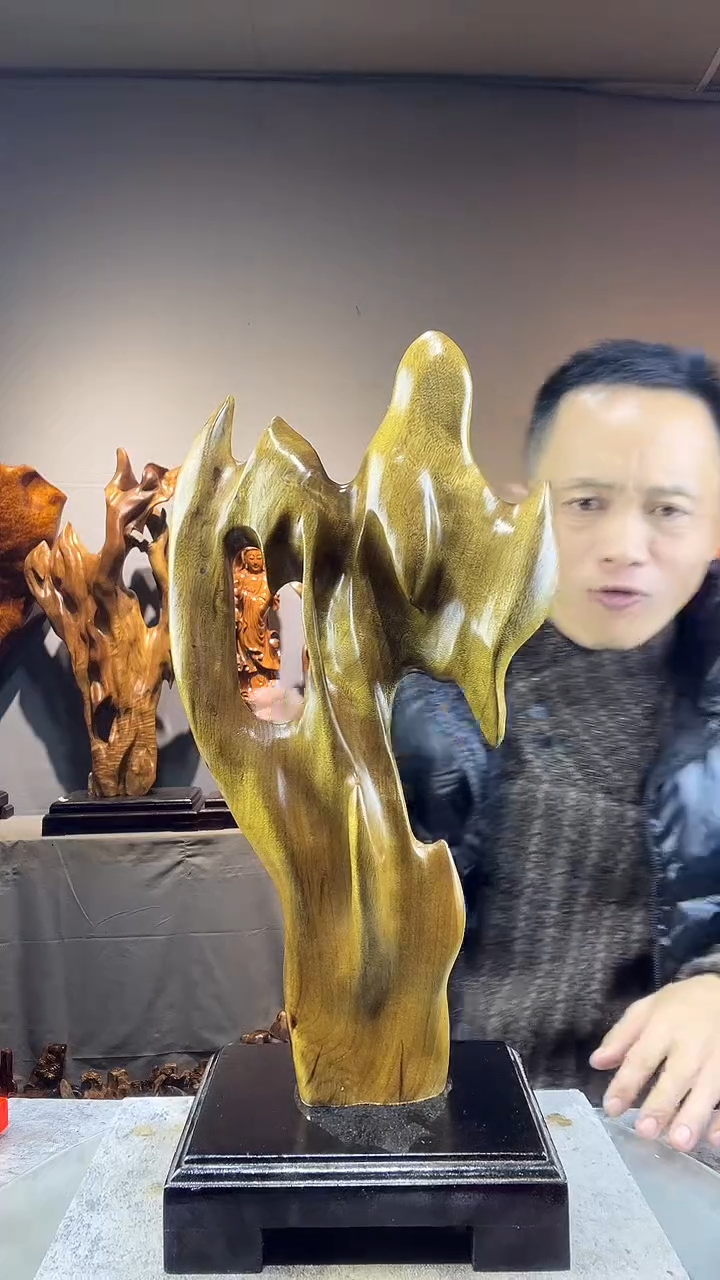 金丝楠用****5小叶桢楠随行摆件27
