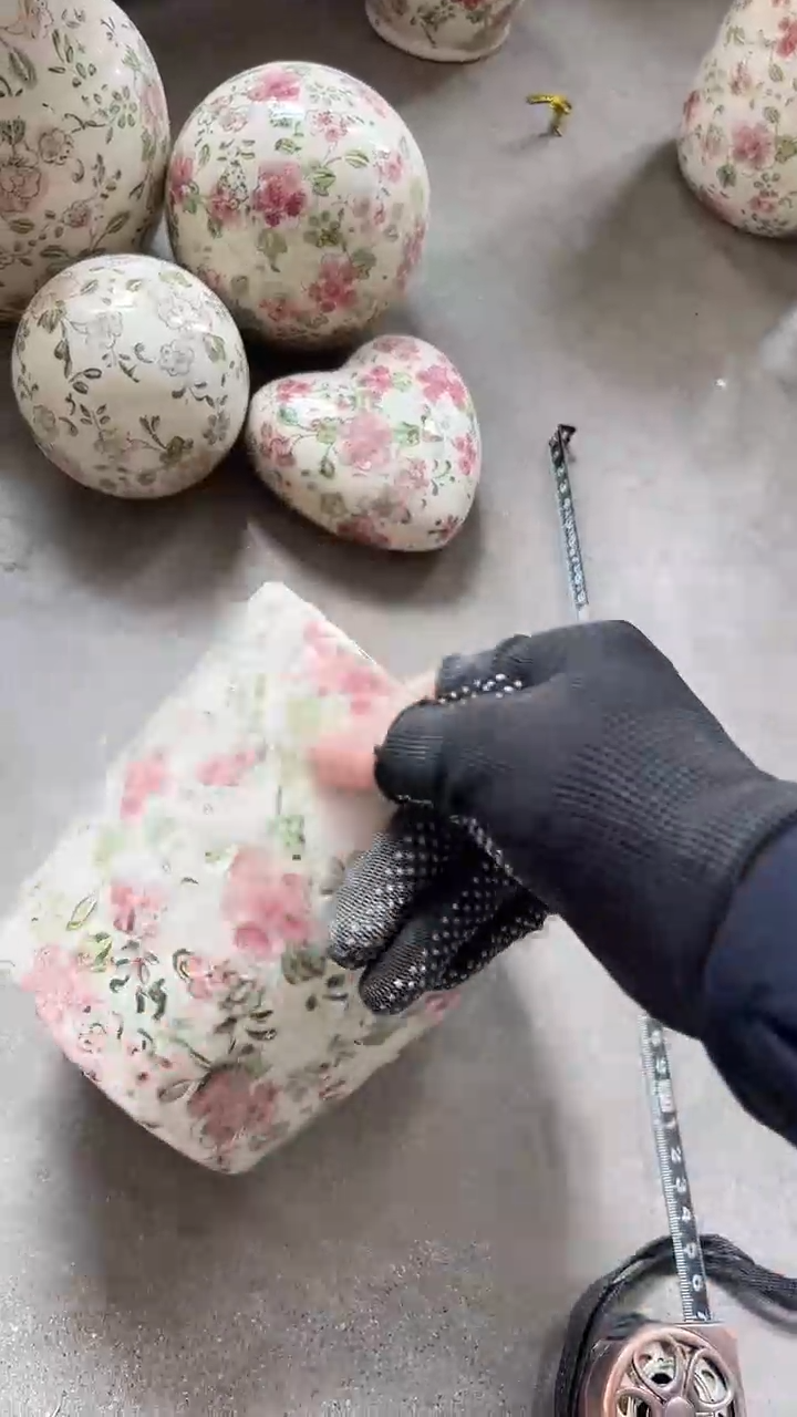 【闪购商品】陶瓷花盆高13cm内口12cm