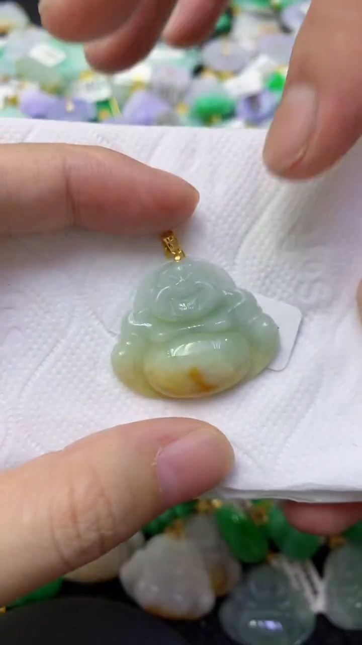 颈饰未镶嵌翡翠天然缅甸翡翠A货