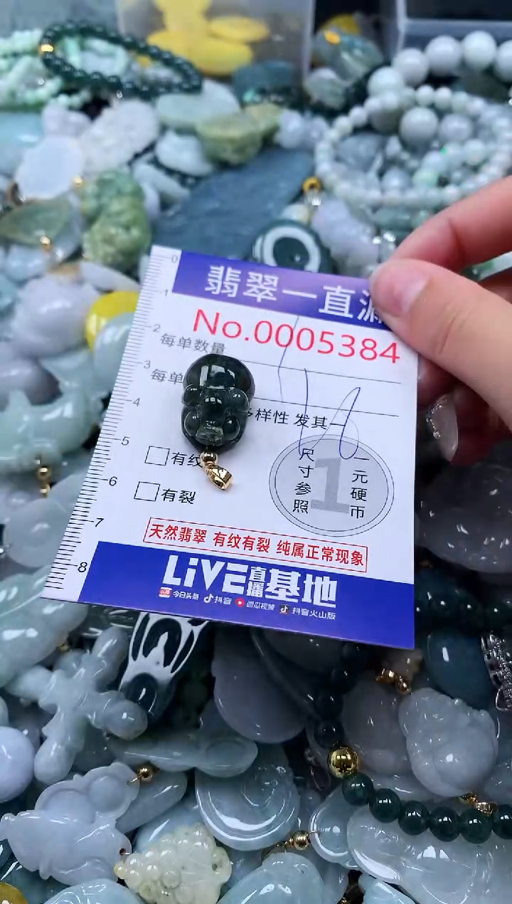 【闪购商品】翡翠吊坠(不含链)未镶嵌5384
