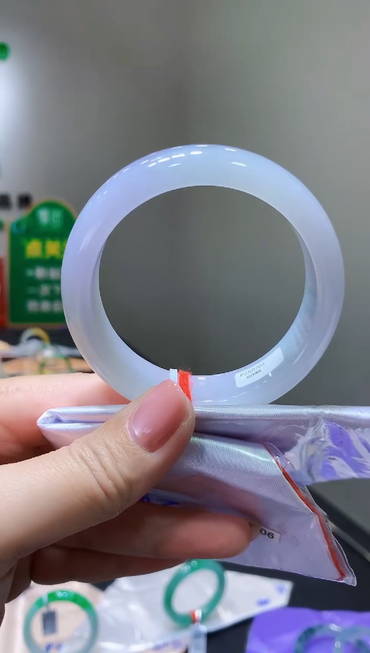 未镶嵌手镯翡翠hx20天然A货缅甸翡翠57.4