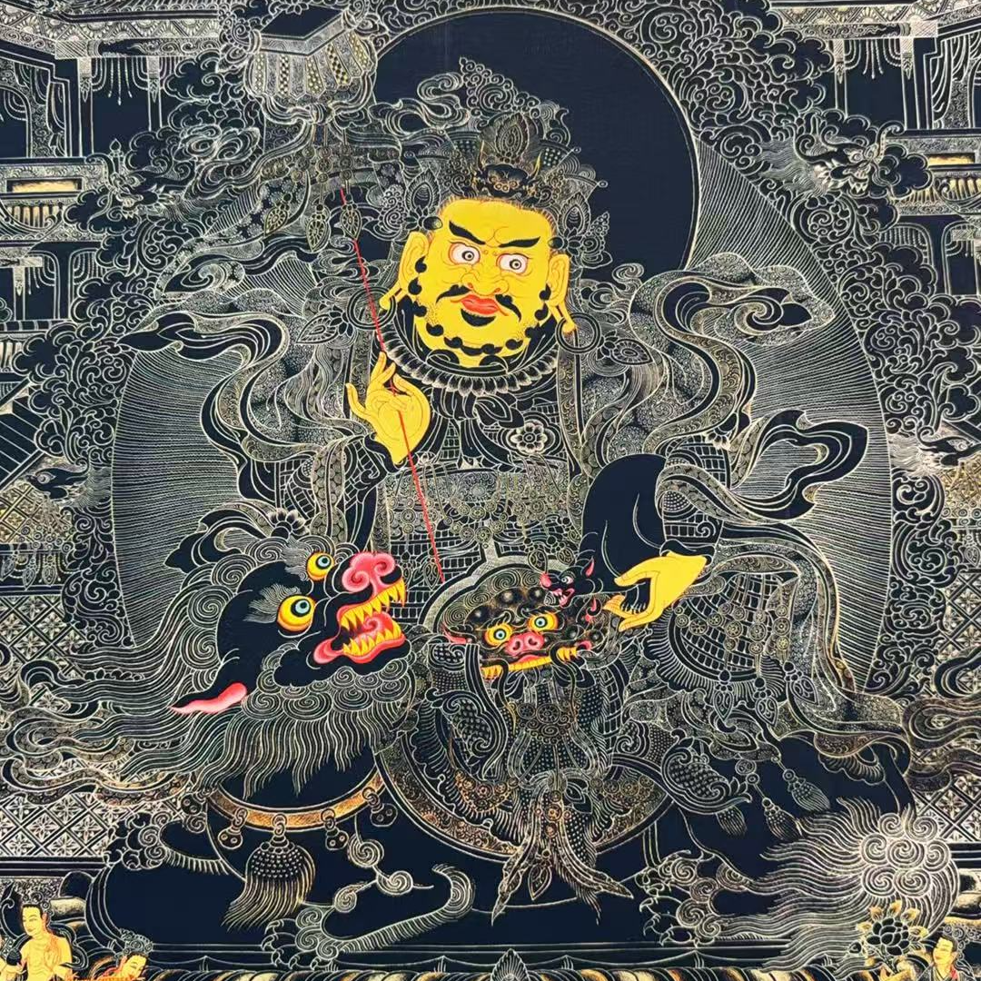 高端精品财宝天王绘画唐卡艺术珍品 TK16070