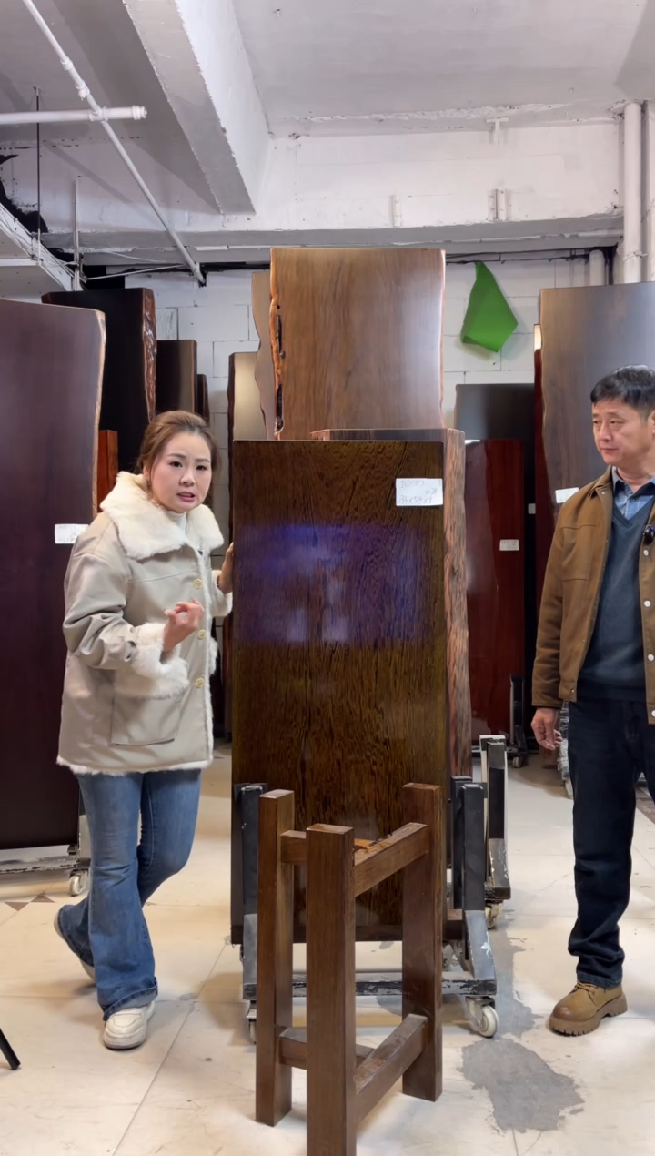 JC-53鸡翅木133*59*8加鸡翅木三角支架*2