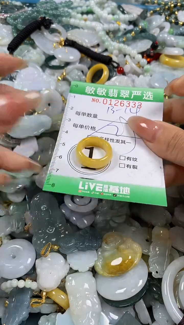 【闪购商品】翡翠颈饰未镶嵌闪购0126333多样性发其一