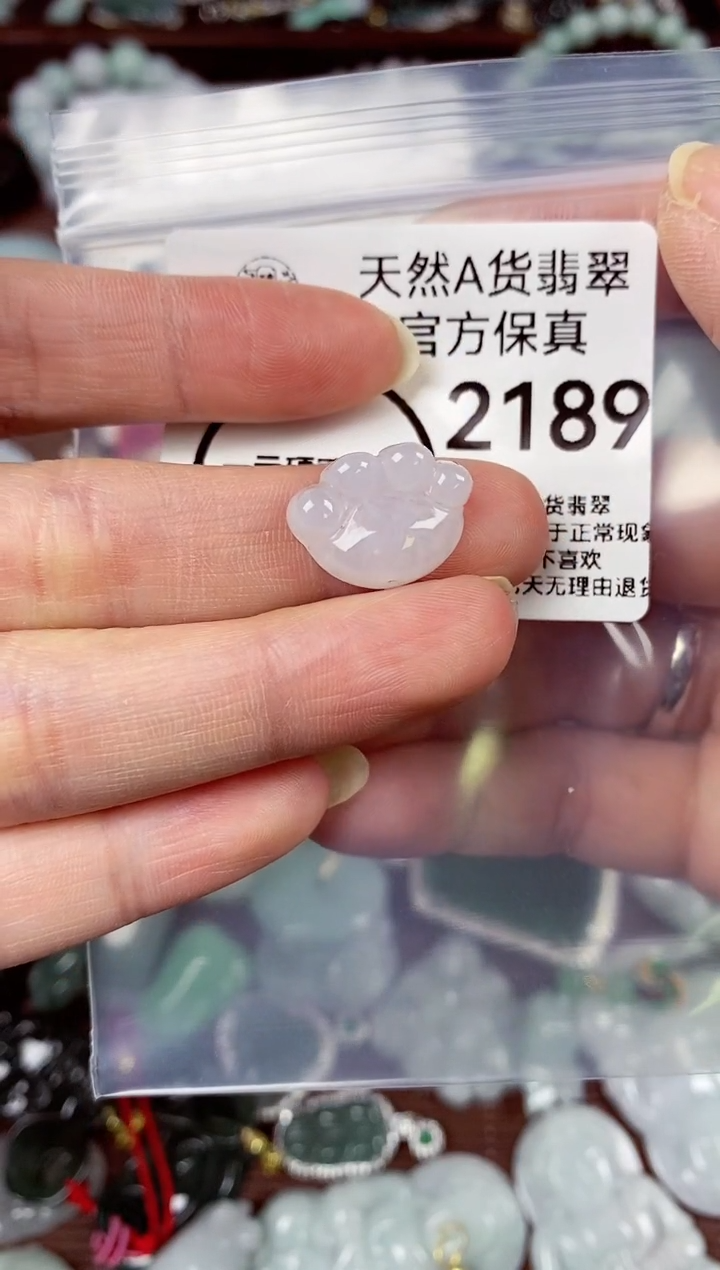 【闪购商品】翡翠颈饰未镶嵌天然A货翡翠2189