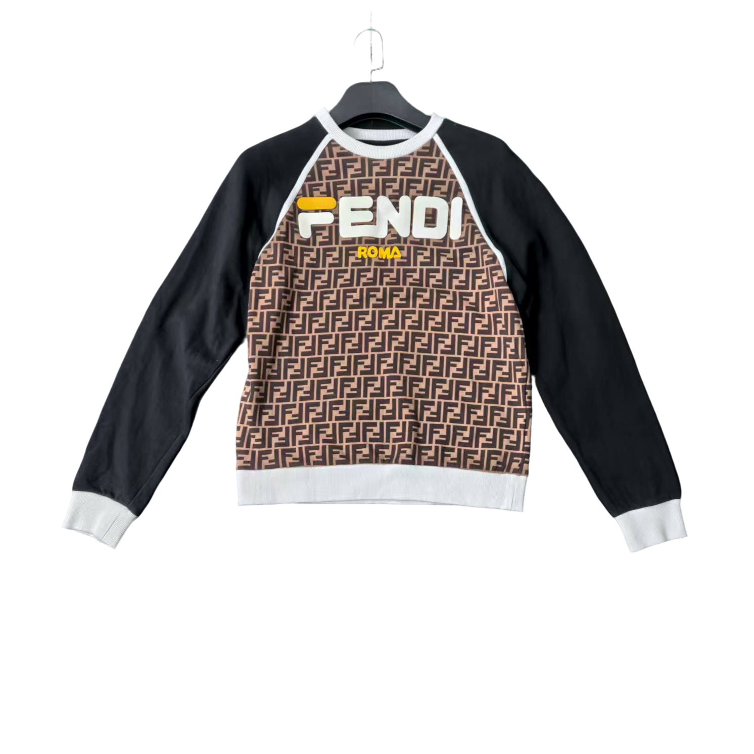 99新 FENDI/芬迪 芬迪双F满印卫衣/M码/99新