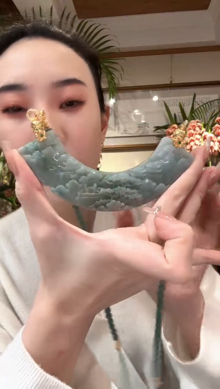 【闪购商品】翡翠颈饰未镶嵌国风