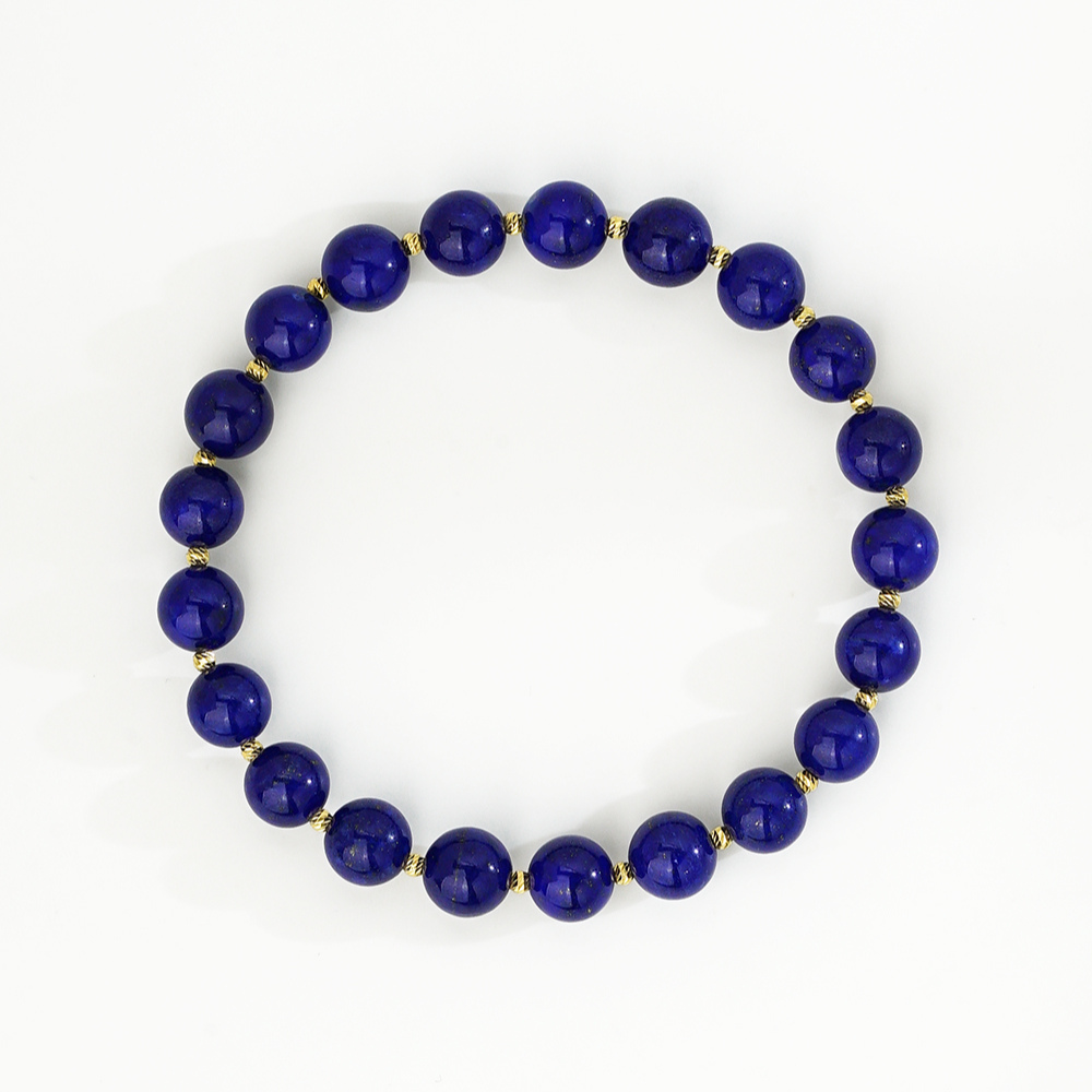 【满船清梦压星河】18K青金石手串44840