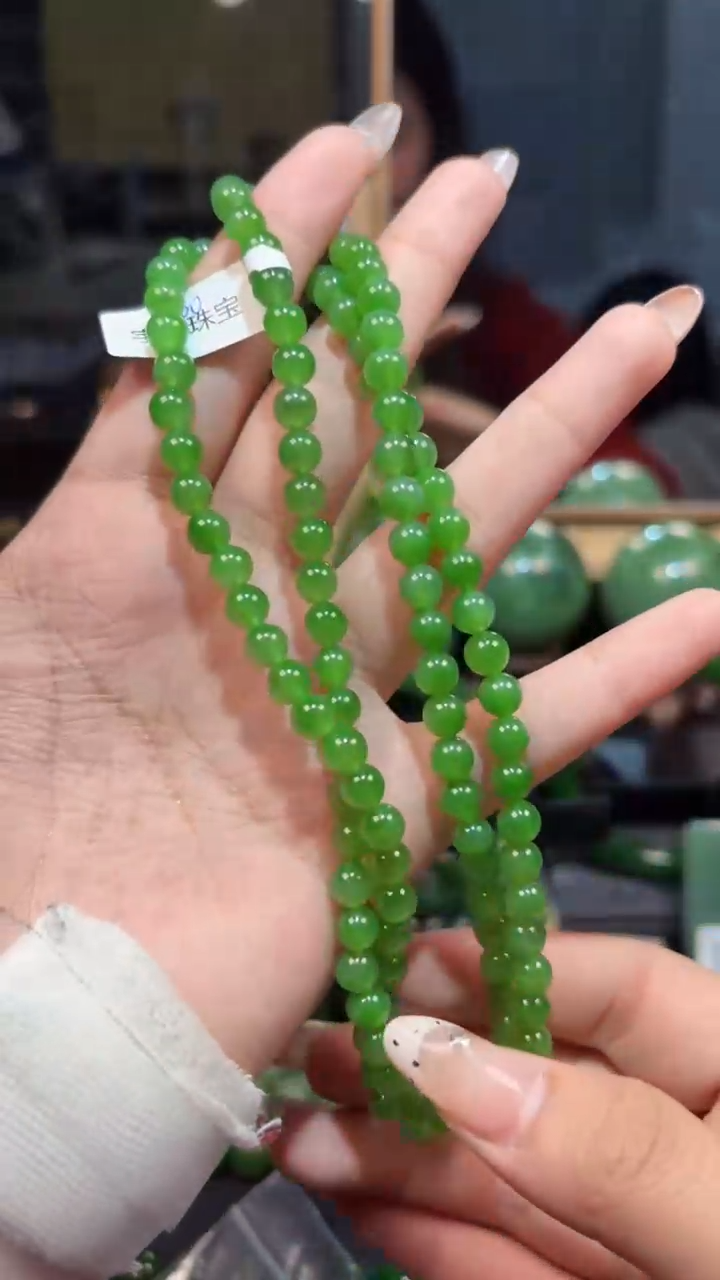 【闪购商品】和田玉（碧玉）颈饰银S925镶嵌1