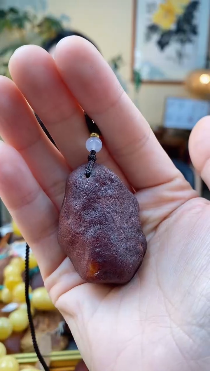 【闪购商品】琥珀颈饰未镶嵌吊坠