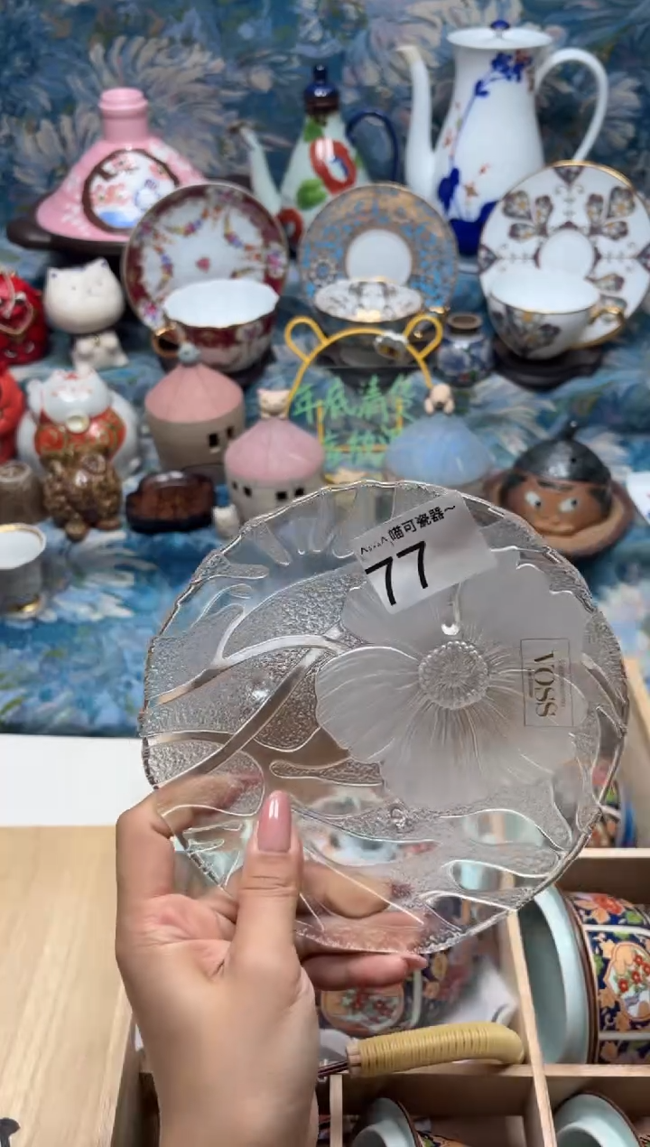 手工艺品钧瓷鹿****、77