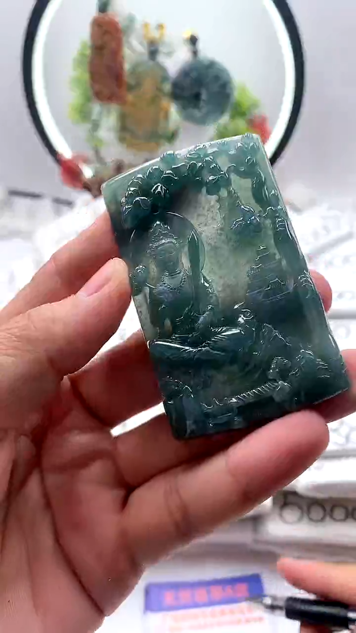 【闪购商品】翡翠颈饰未镶嵌虚空藏