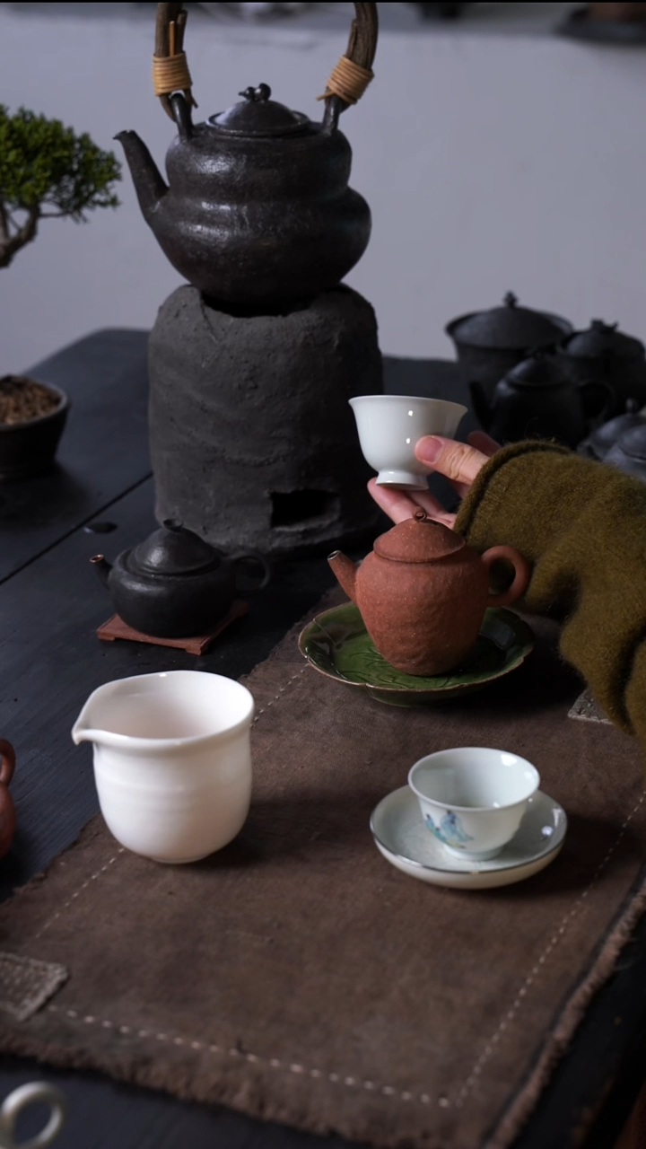 钱*米炉子+六个杯子