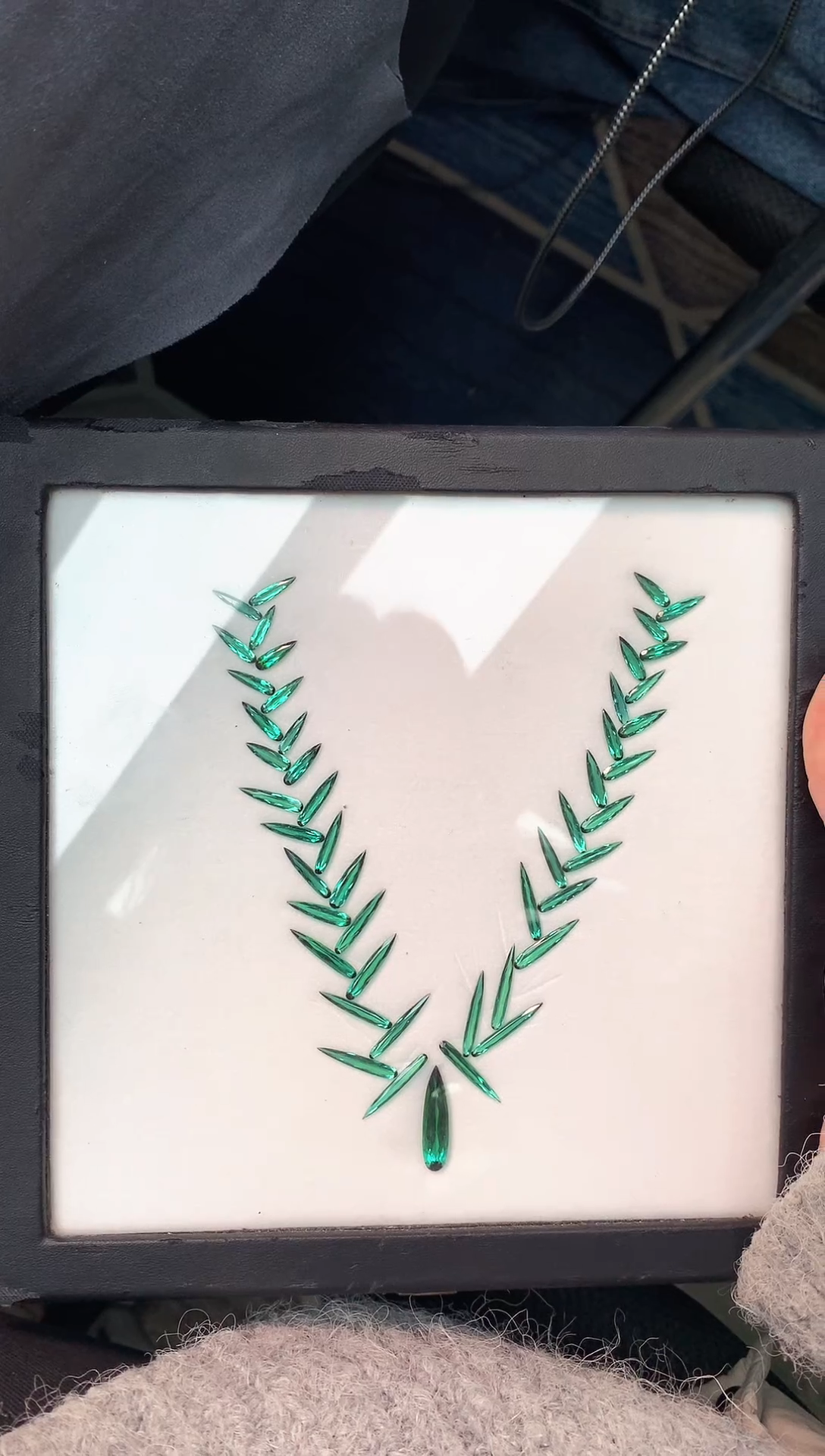 【闪购商品】碧玺耳饰钛钢36.5克拉