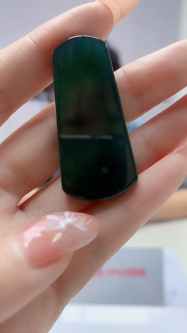 【闪购商品】定制翡翠未镶嵌4688DD-毛货挂件85