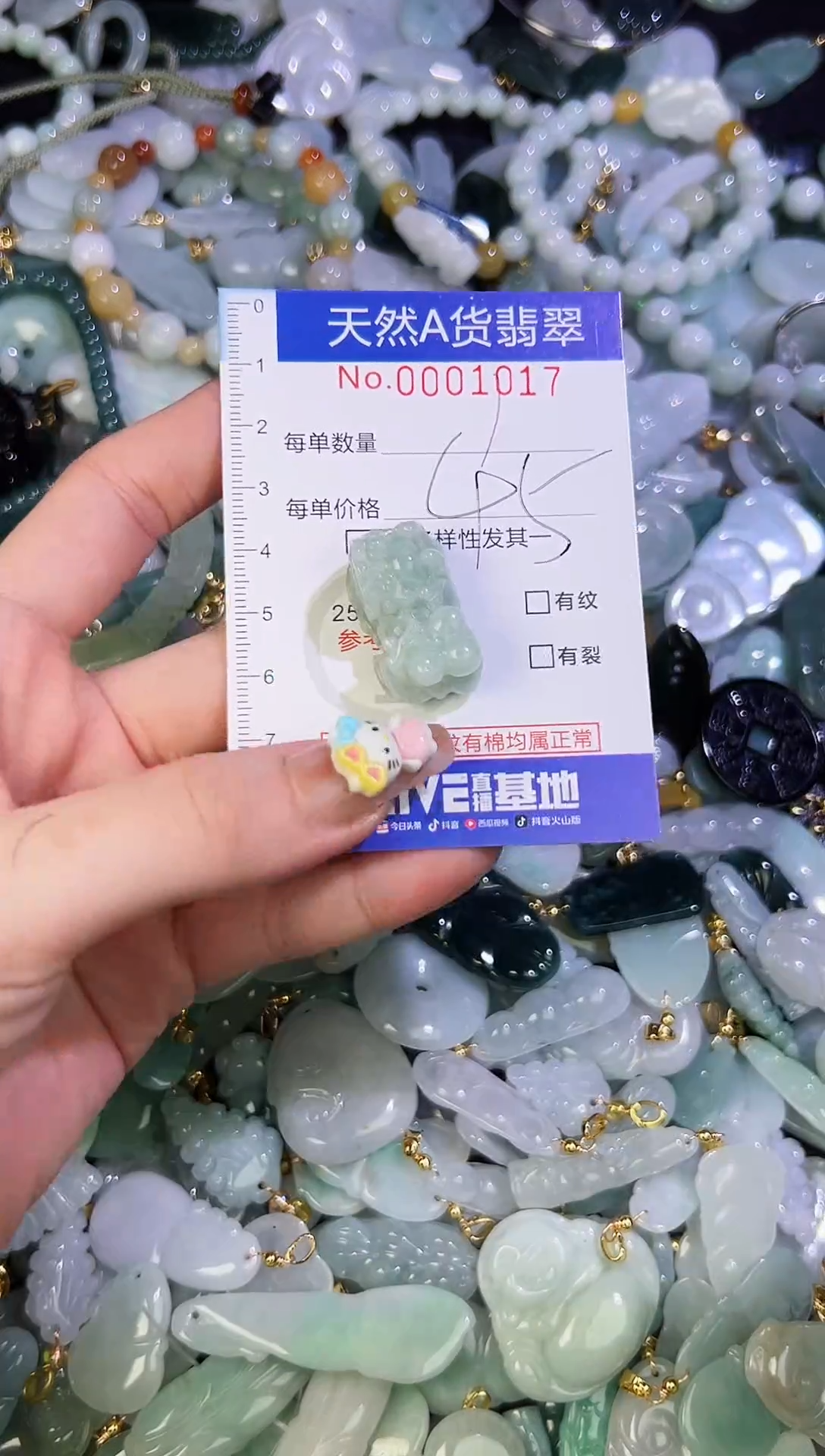 【闪购商品】翡翠颈饰未镶嵌天然翡翠A货