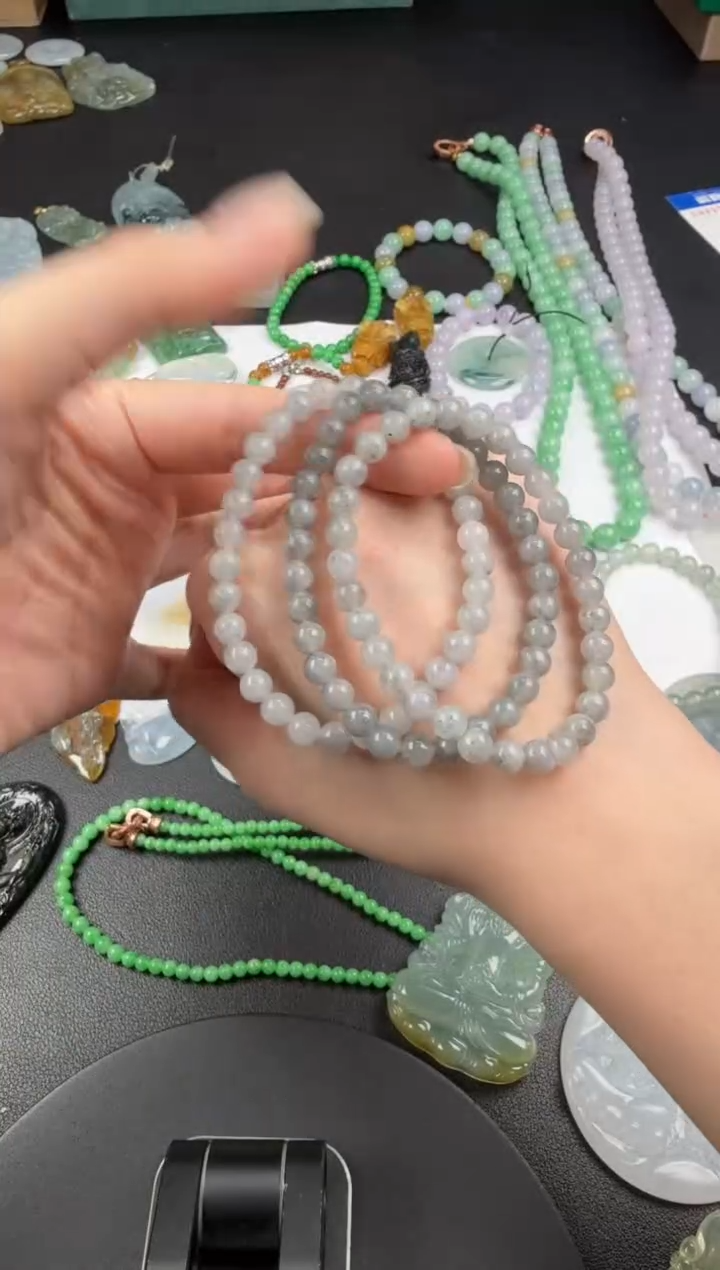 未镶嵌手串翡翠224-翡翠饰品（多样性发货一件）