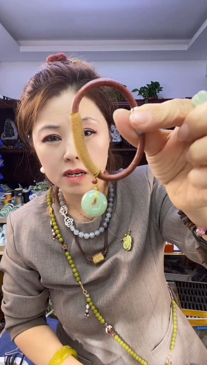 未镶嵌蛇纹石玉手链多样性随机发一