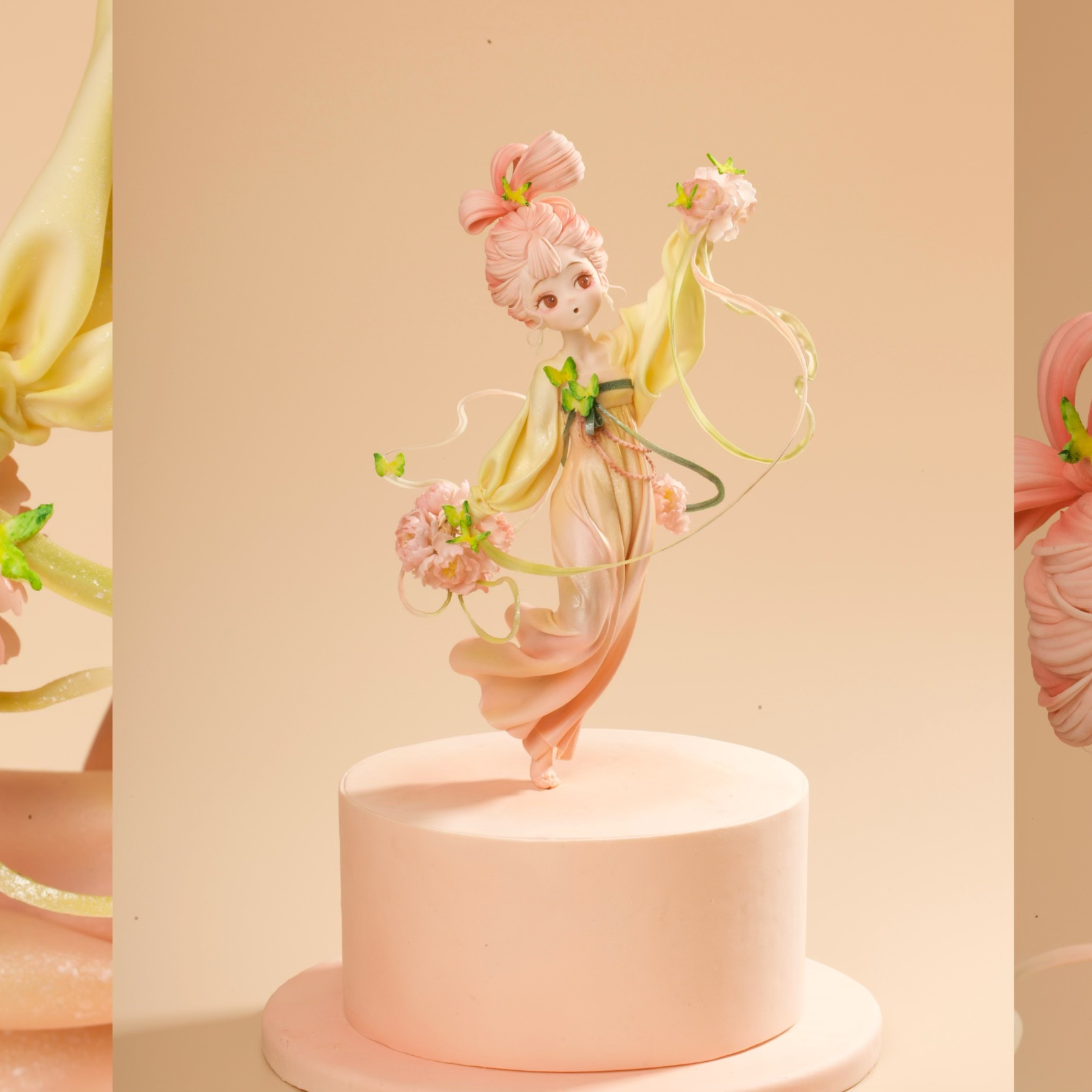 翻糖二次元古风人偶